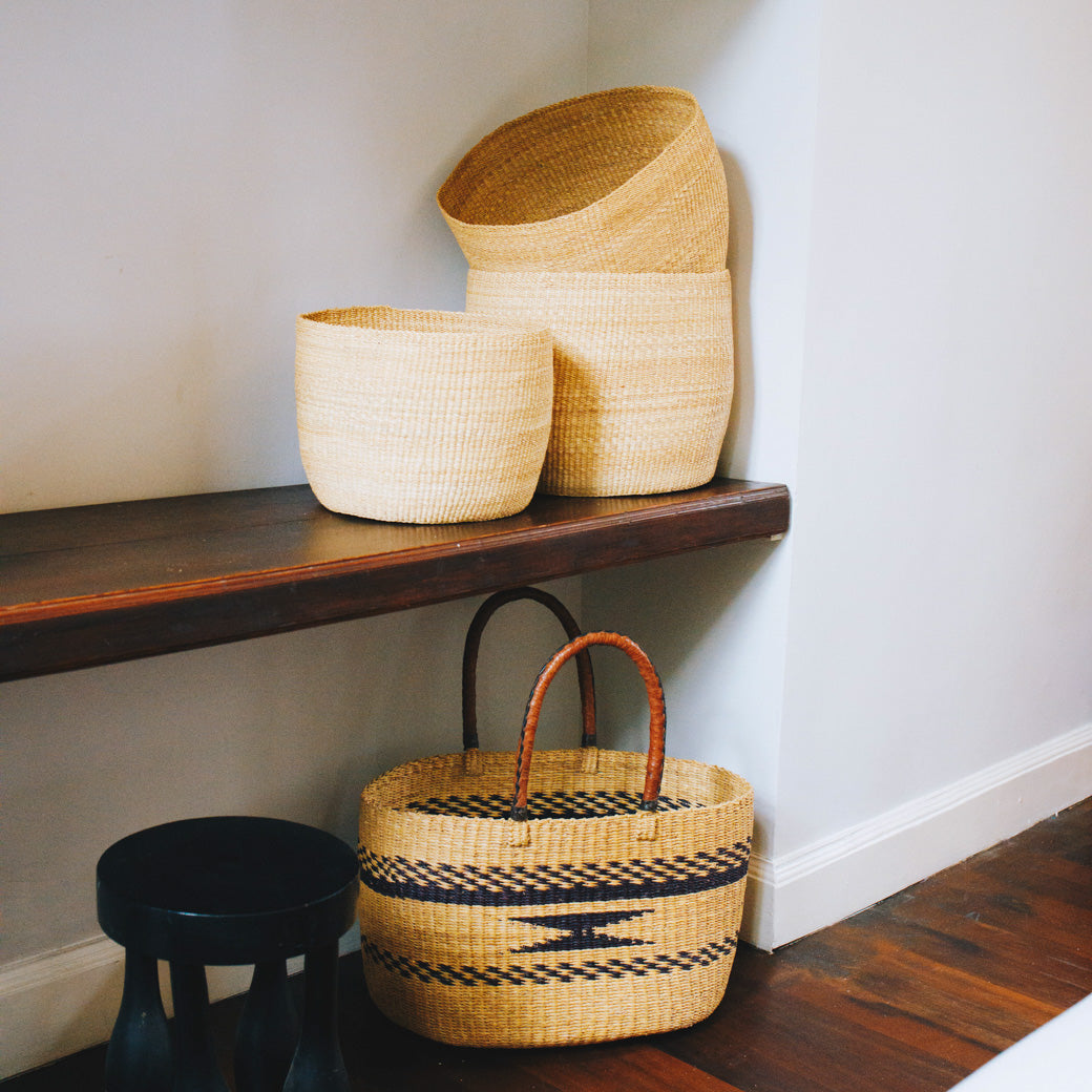 Frafra woven bowls