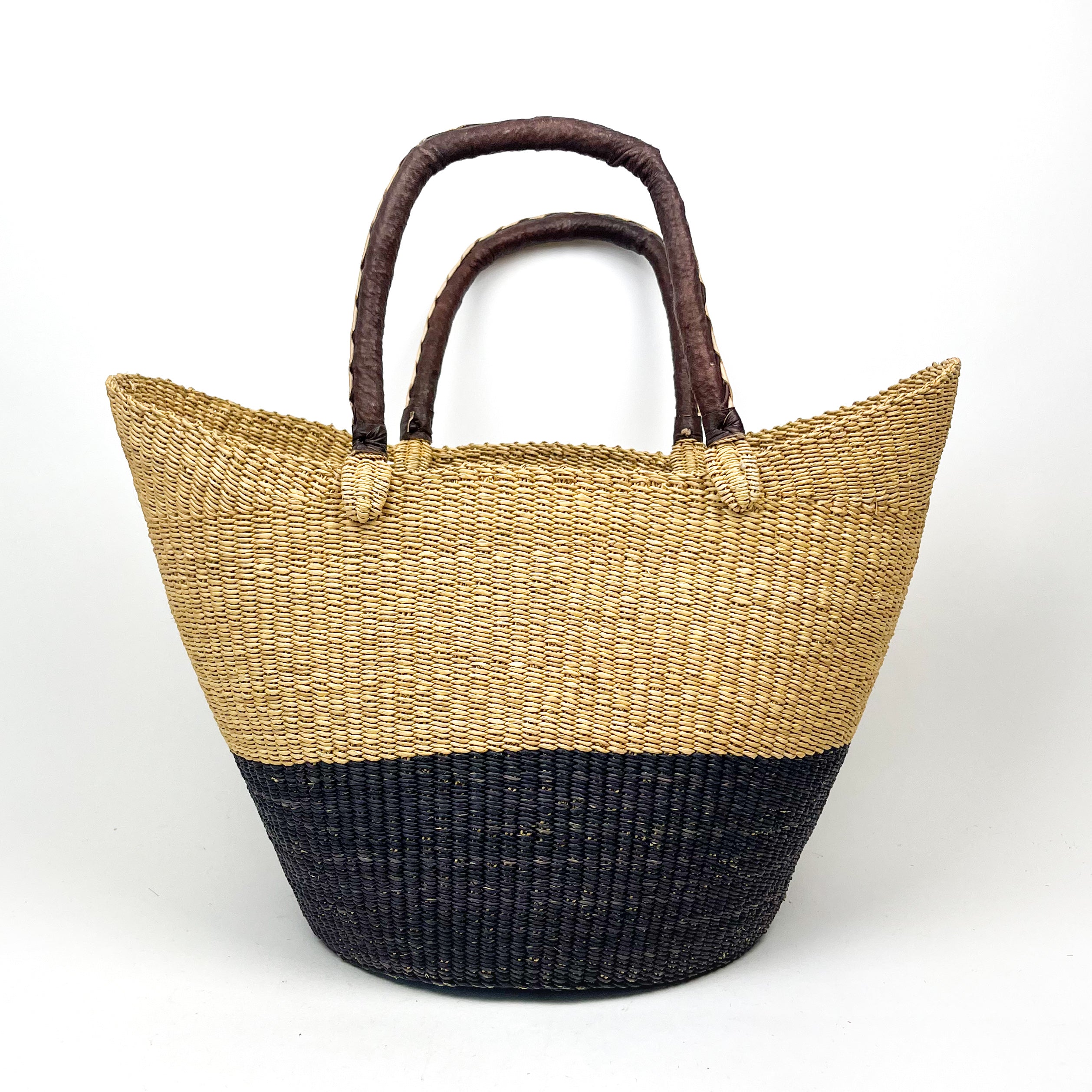 Large Black and White U-shopper