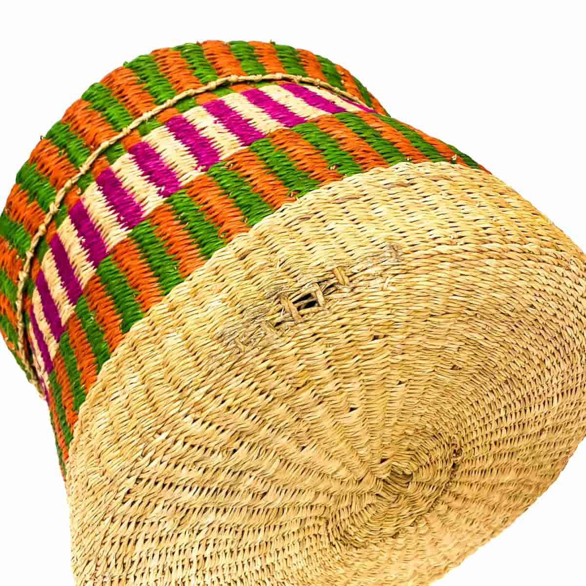 Wonky Large Lidded Storage Frafra Basket