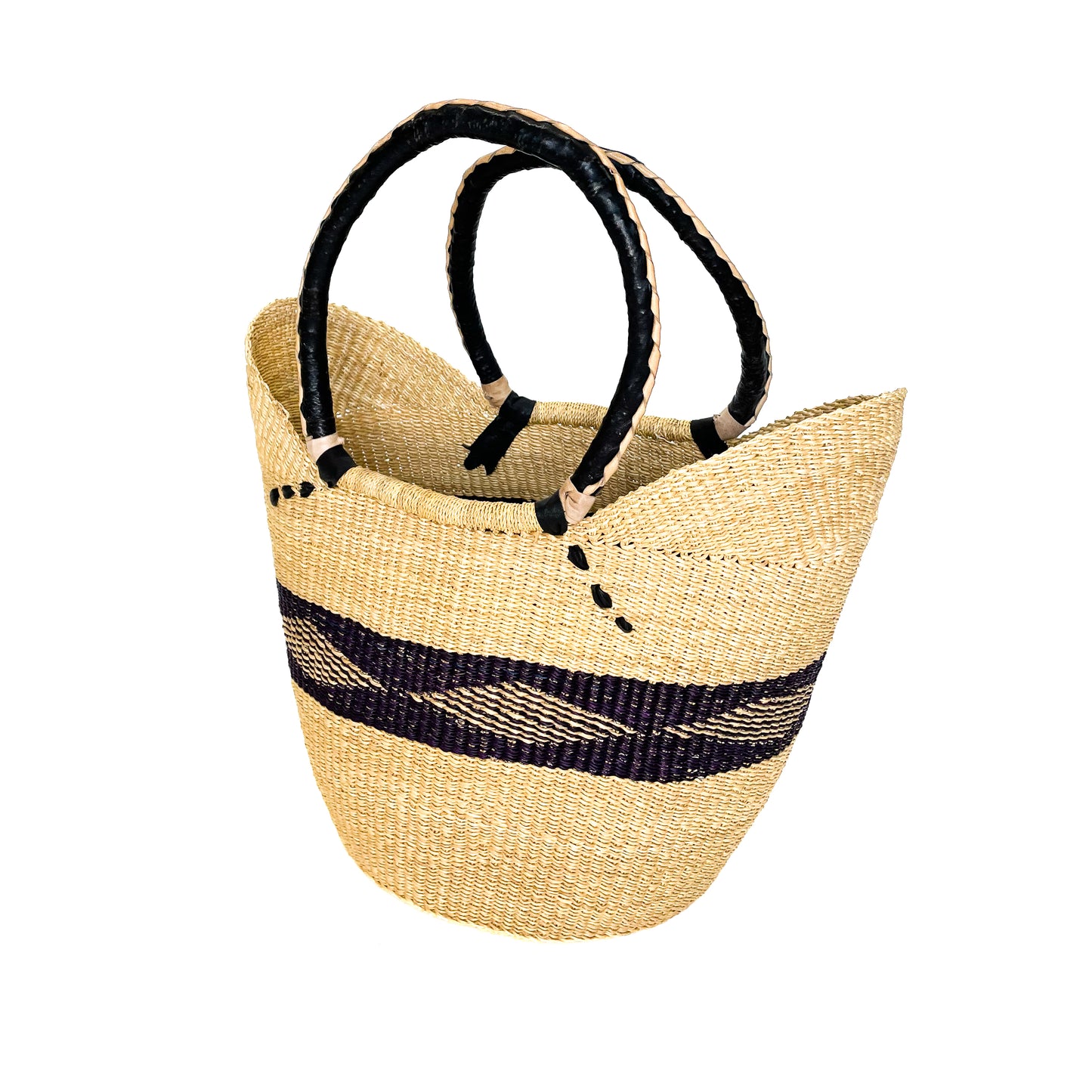 Large Monochromatic Closed Weave U-shopper Baskets