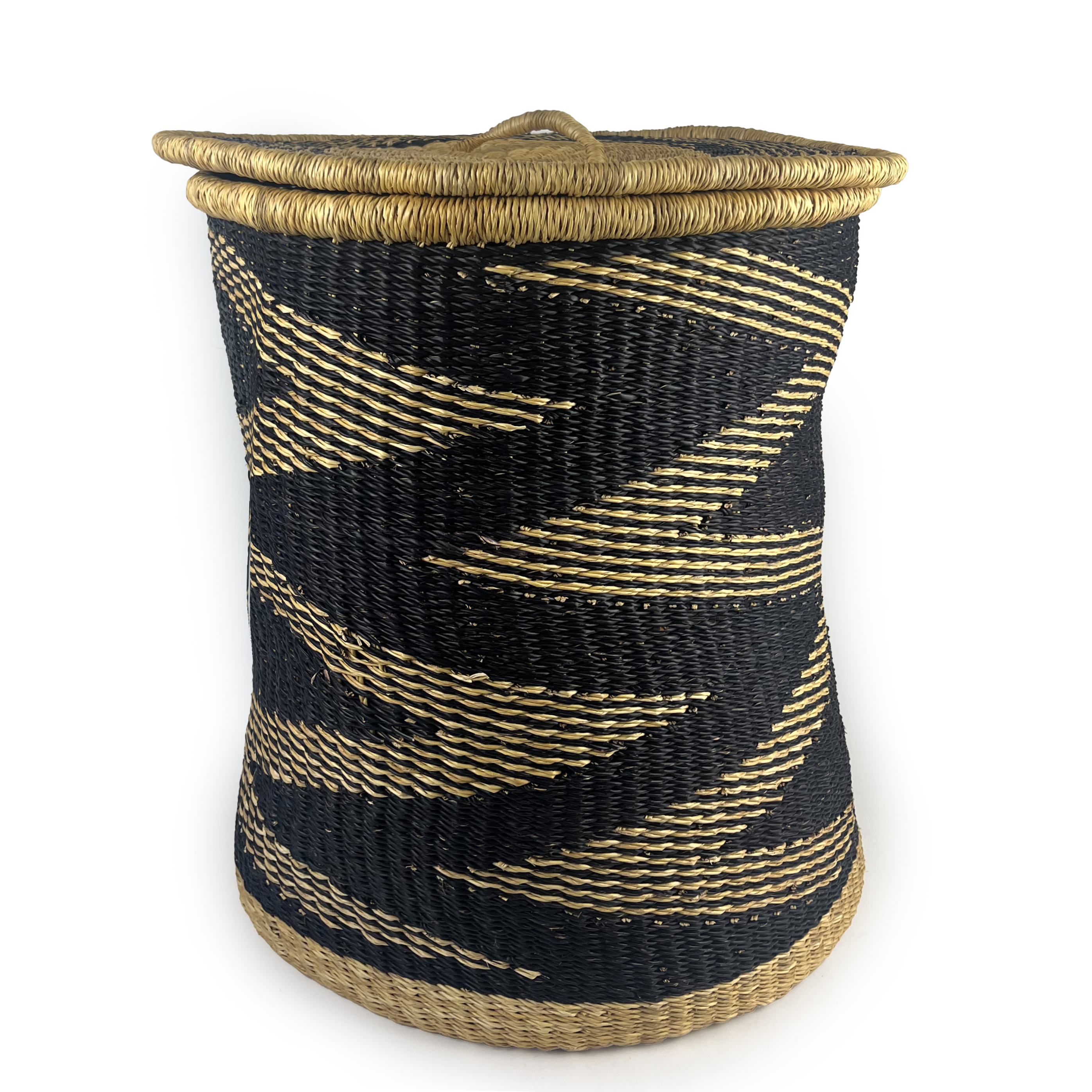 Large Two Lidded Laundry Basket