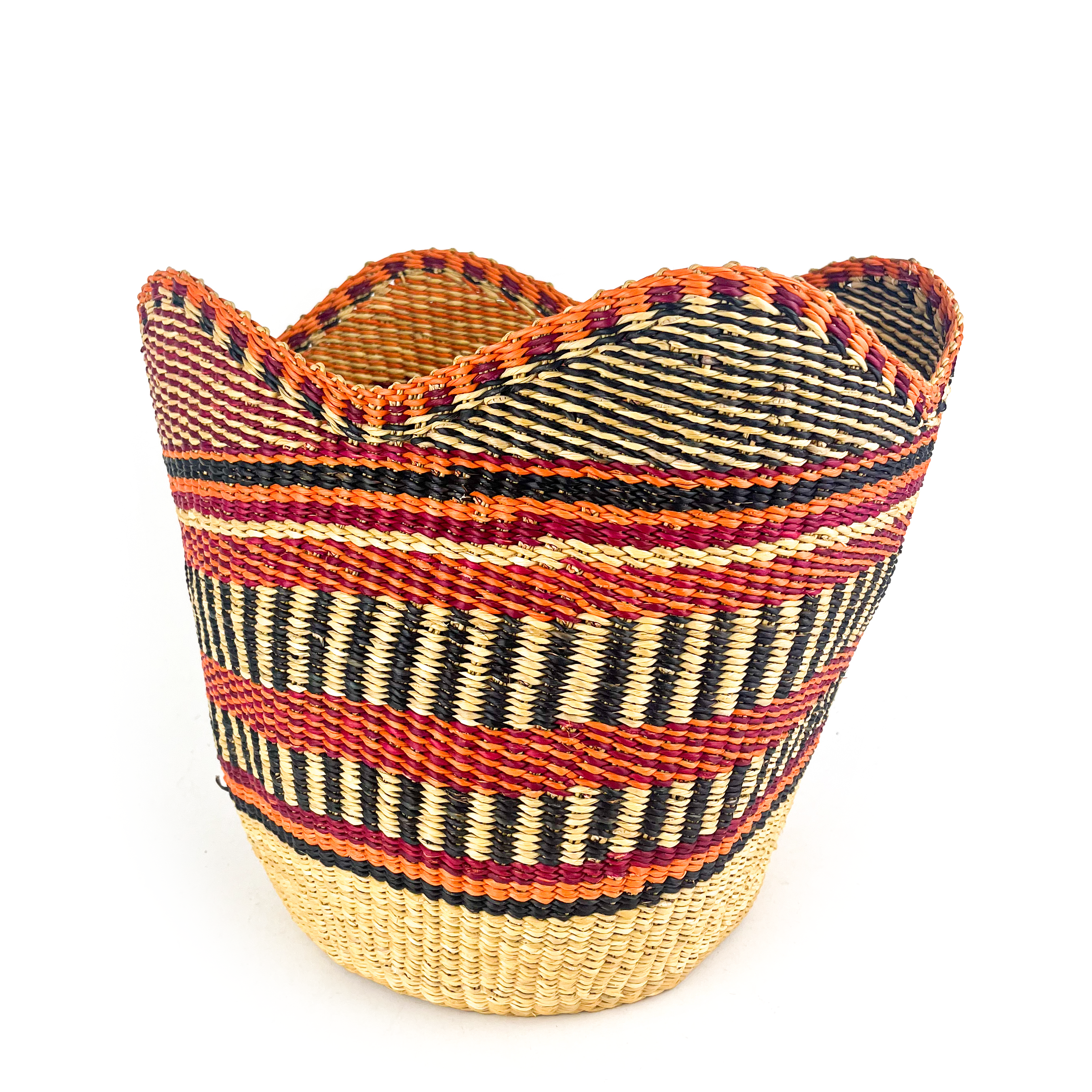 Scalloped Waste Paper Bin