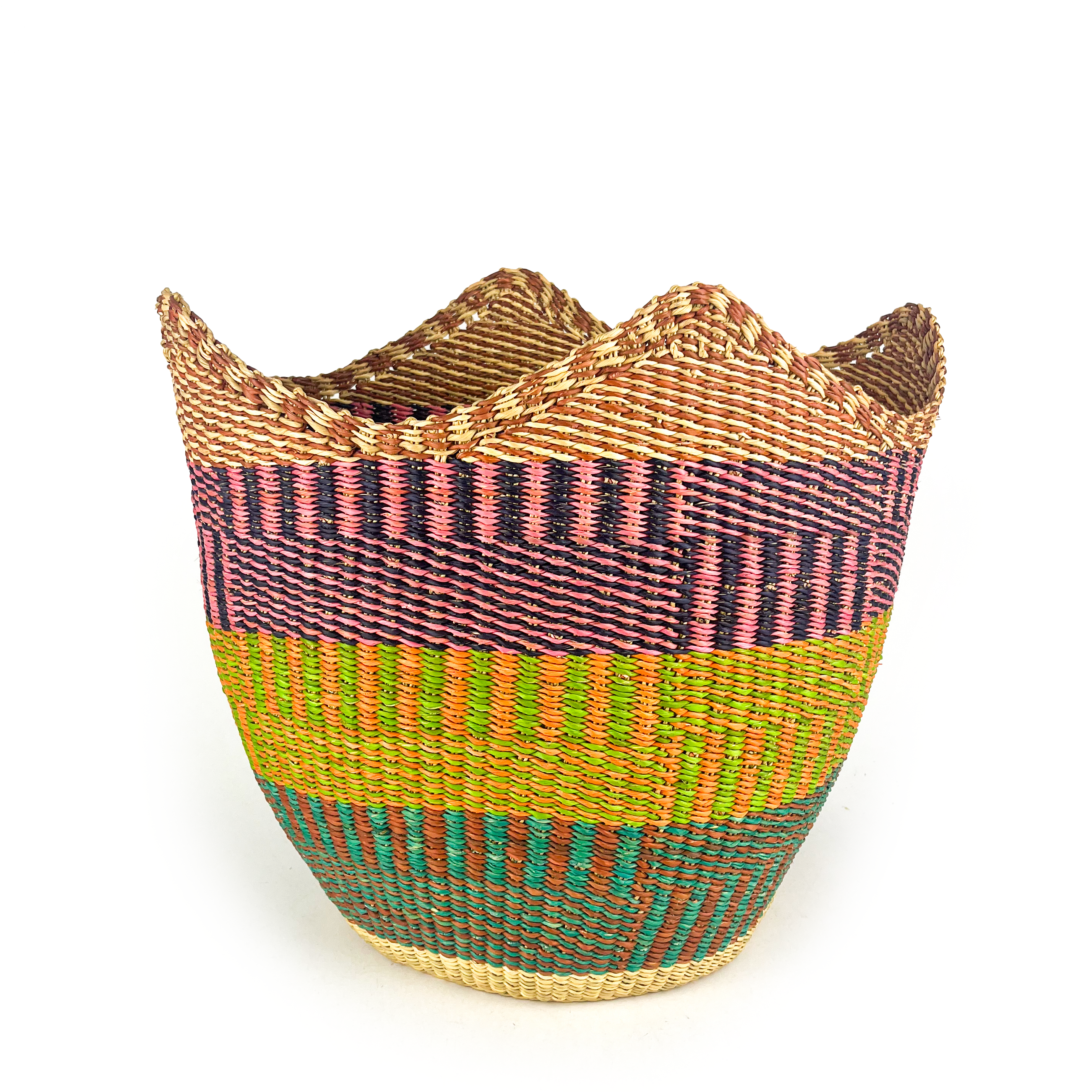 Scalloped Waste Paper Bin