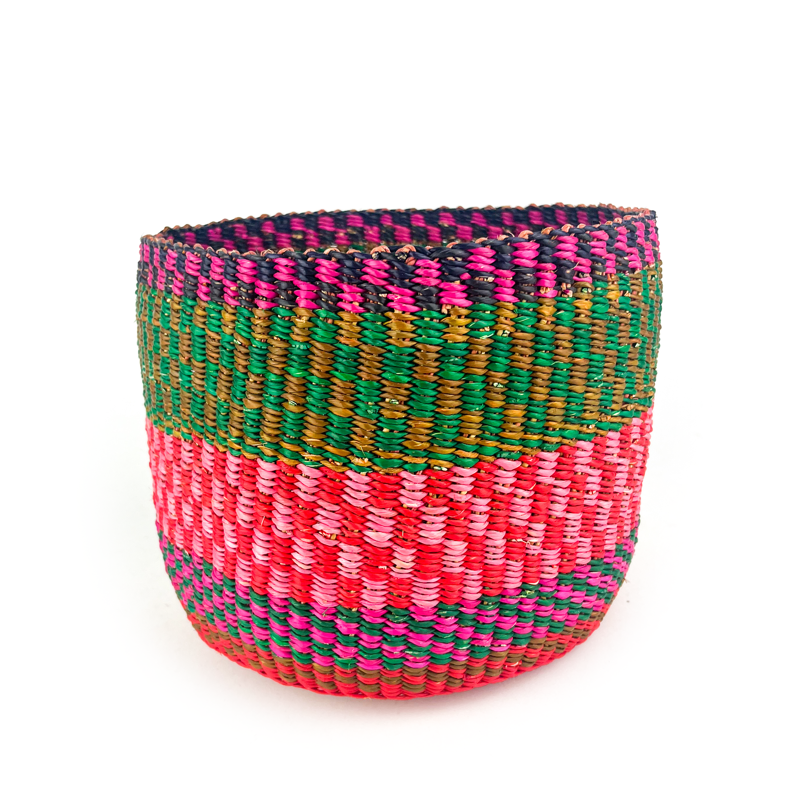 Multicoloured Bongo Planter Baskets