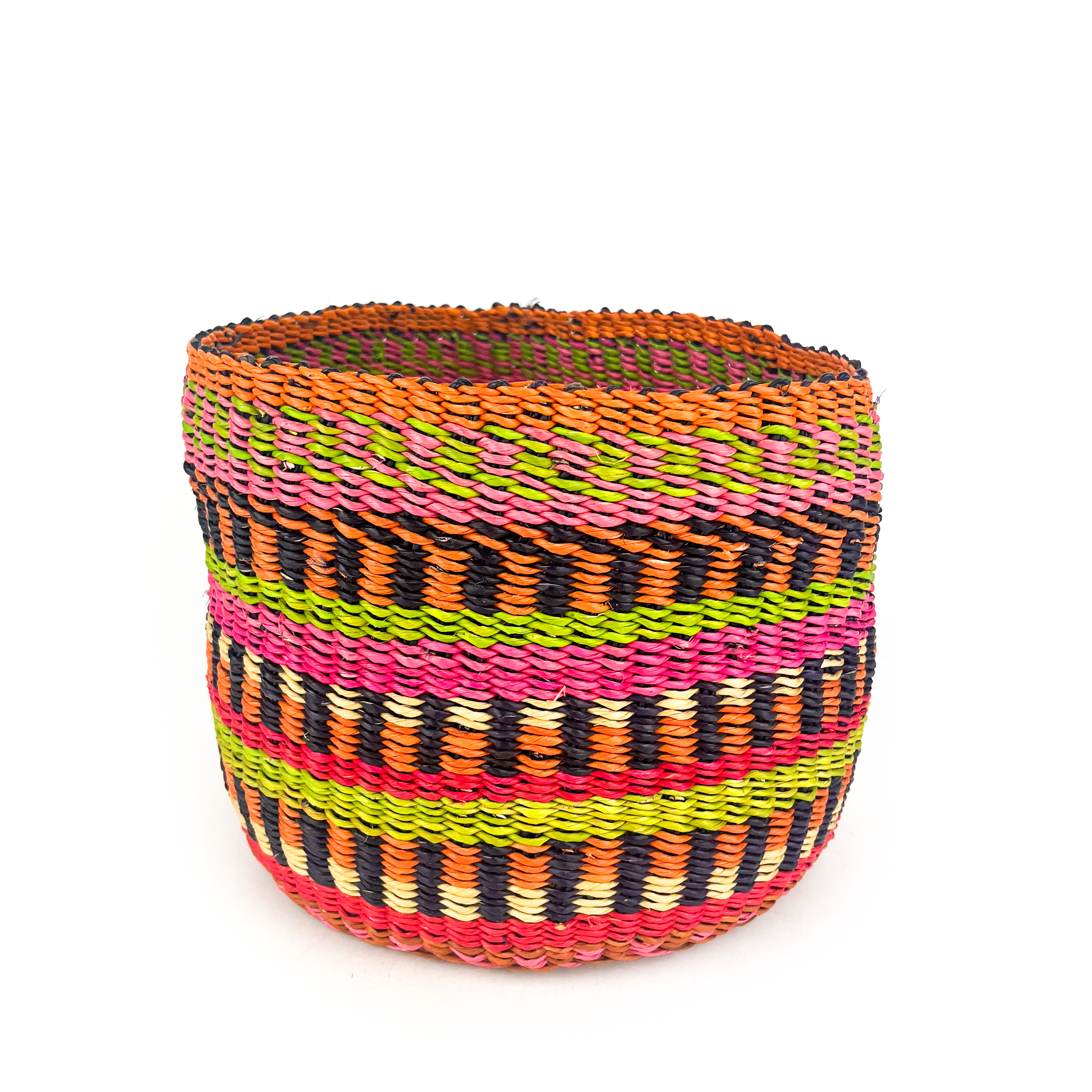 Multicoloured Bongo Planter Baskets
