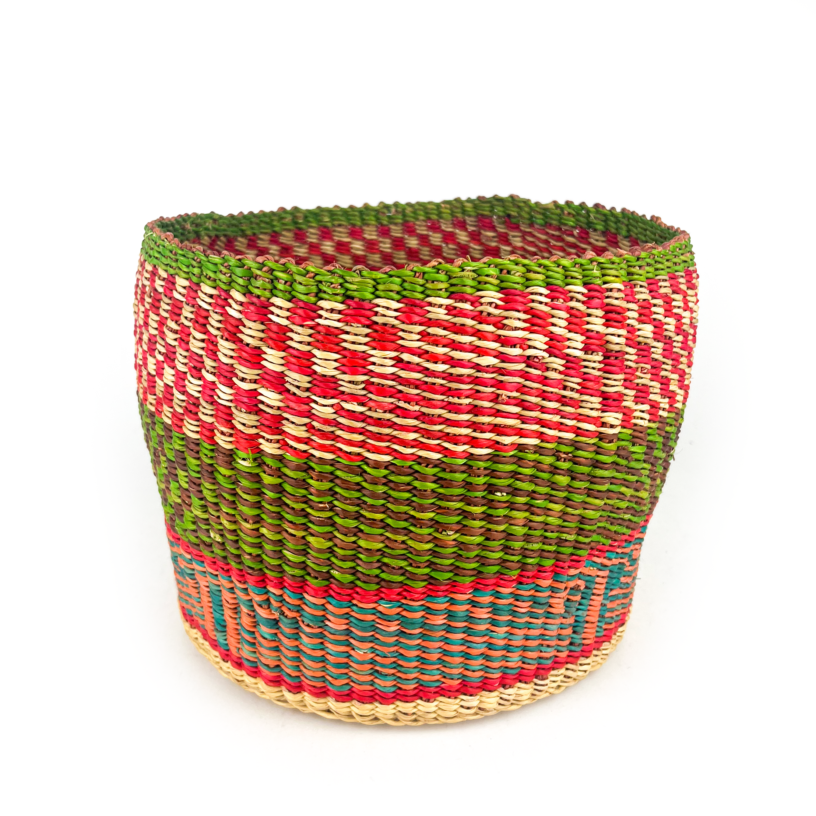Multicoloured Bongo Planter Baskets