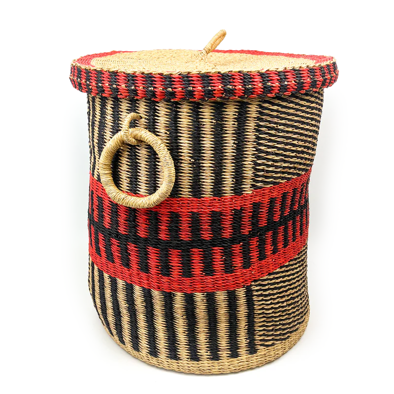 Large Lidded Laundry Baskets