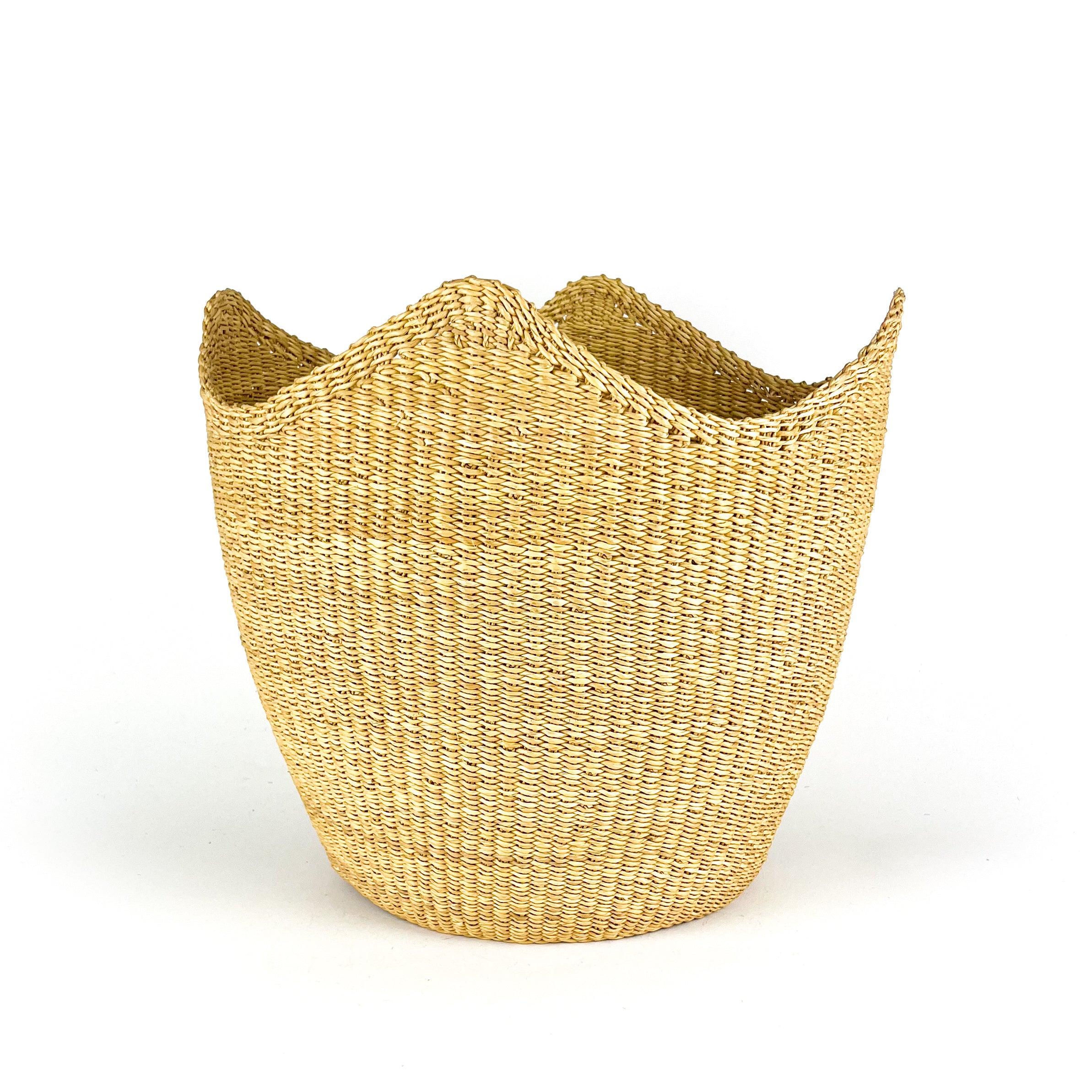 Scalloped Waste Paper Bin