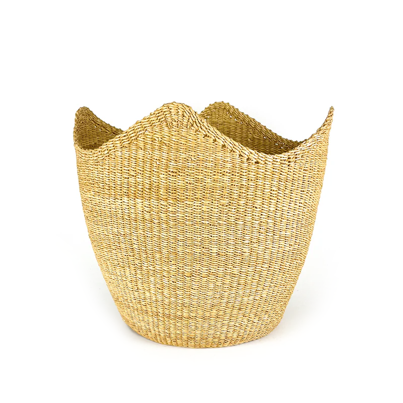 Scalloped Waste Paper Bin
