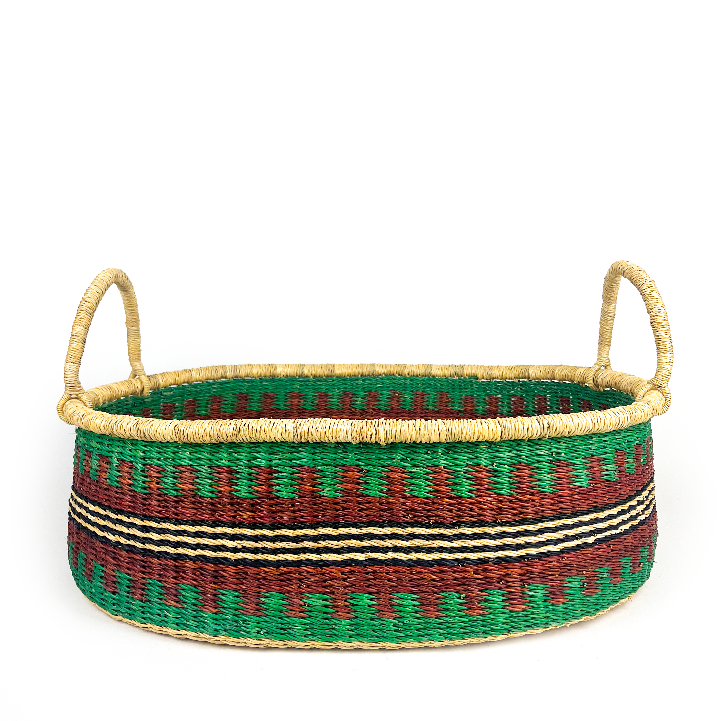 Multicoloured Oval Trays