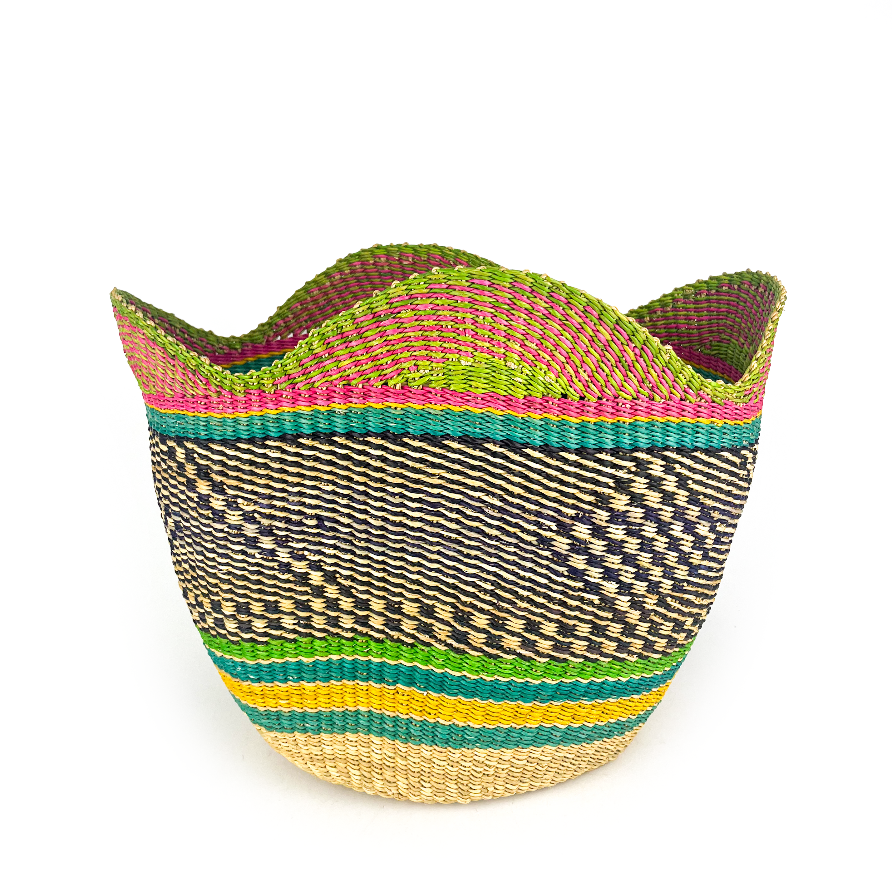 Scalloped Waste Paper Bin