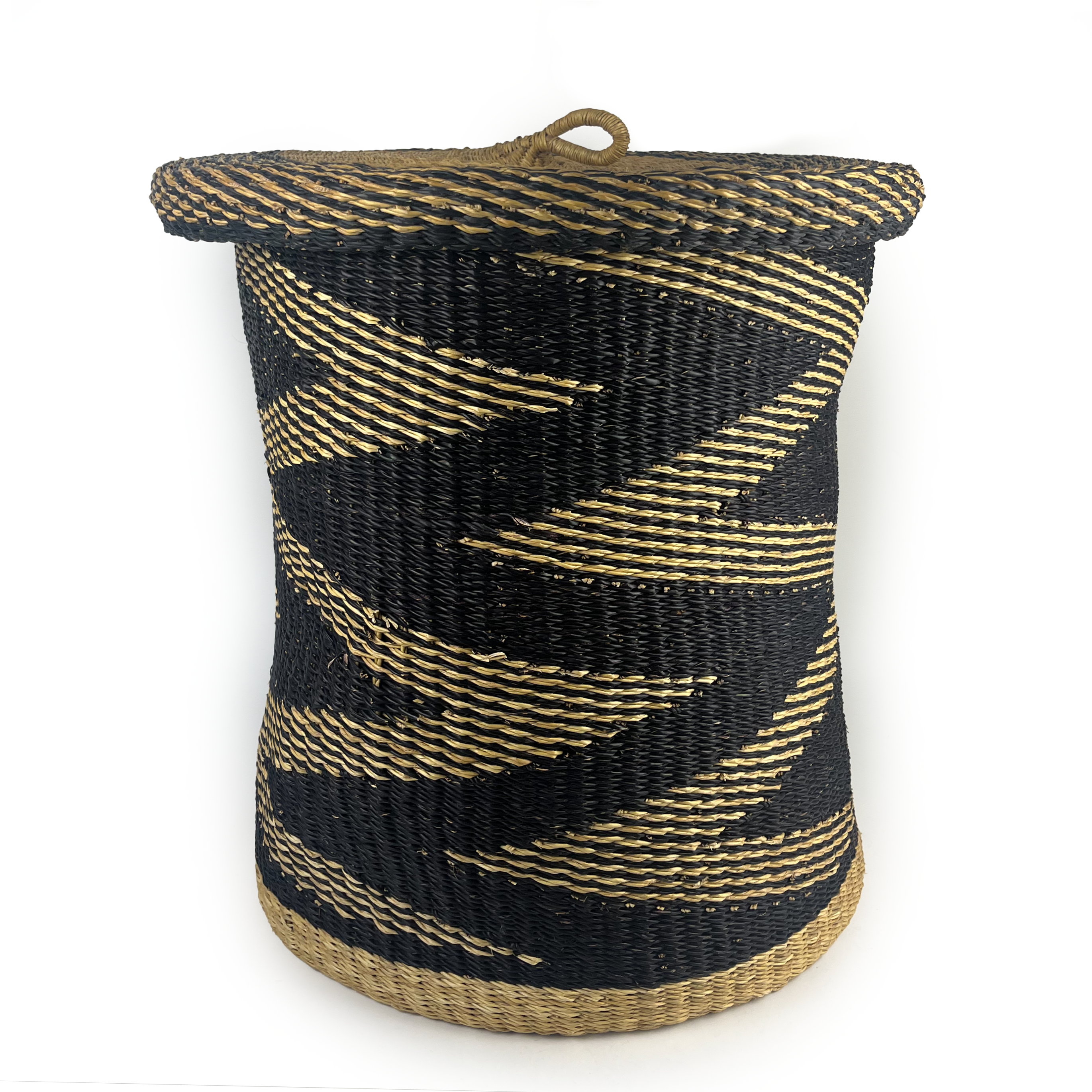 Large Two Lidded Laundry Basket