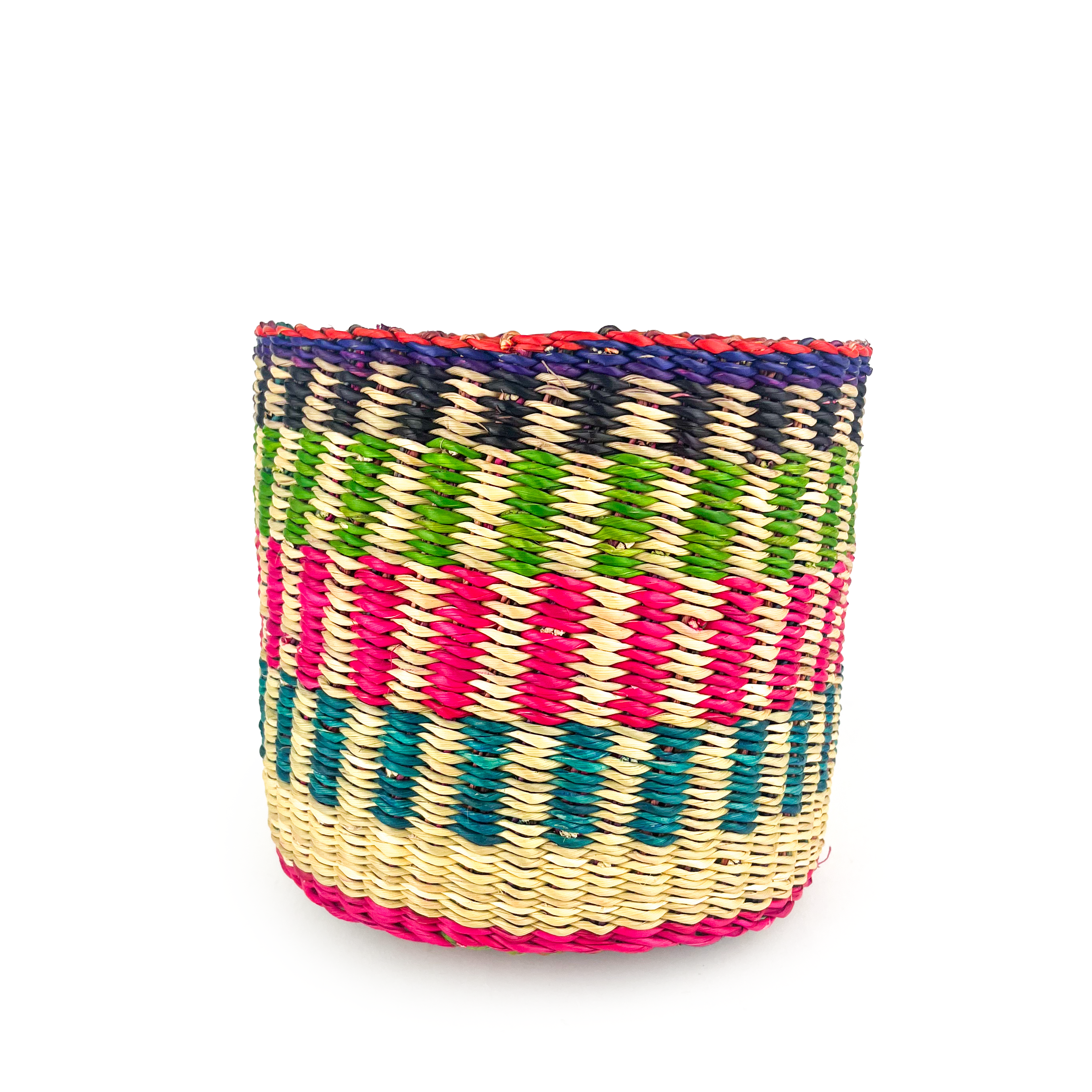 Multicoloured Bongo Planter Baskets